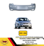 Load image into Gallery viewer, VAUXHALL CORSA C 2003 - 2006 REAR BUMPER PRIMED NEW HIGH QUALITY PLASTIC