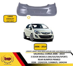 Load image into Gallery viewer, VAUXHALL CORSA D 2006 - 2014 3 DOOR SXI GSI VXR SRI MODELS REAR BUMPER PRIMED