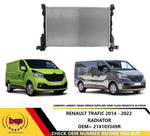 Load image into Gallery viewer, RENAULT TRAFIC 2014 - 2022 RADIATOR 1.6 DIESEL ENGINE WATER COOLING RADIATOR