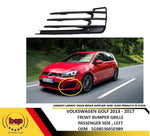 Load image into Gallery viewer, VW GOLF GTI MK7 2013 - 2017 FRONT BUMPER FOG GRILLE PASSENGER SIDE LEFT