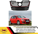 Load image into Gallery viewer, VW GOLF MK5 2004 – 2008 FRONT GRILLE GTI MODELS WITH RED TRIM NO BADGE