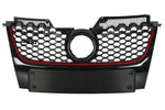 Load image into Gallery viewer, VW GOLF MK5 2004 – 2008 FRONT GRILLE GTI MODELS WITH RED TRIM NO BADGE