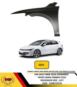 Load image into Gallery viewer, VW GOLF MK8 FACELIFT 2024 ON FRONT WING FENDER PRIMED PASSENGER SIDE LEFT NEW