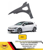 Load image into Gallery viewer, VW GOLF EV 2020 ON FRONT WING PRIMED STEEL WITH CHARGING HOLE PASSENGER LEFT