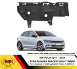 Load image into Gallery viewer, VW POLO 2017 - 2021 REAR BUMPER BRACKET INNER RIGHT DRIVERS SIDE 2G6807454A