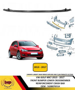 Load image into Gallery viewer, VW GOLF MK7 2013 -2017 FRONT BUMPER LOWER REINFORCER IMPACT CRASH BAR 5G0807651A