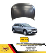 Load image into Gallery viewer, VW TIGUAN ALLSPACE 2022 - 2025 BONNET HOOD PANEL PRIMED STEEL NEW 5NN823031B