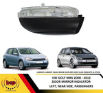 Load image into Gallery viewer, VW GOLF MK6 2008 - 2012 DOOR MIRROR INDICATOR LED LEFT PASSENGERS SIDE NEARSIDE