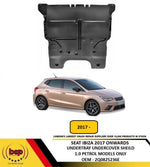 Load image into Gallery viewer, SEAT IBIZA 2017 ON FRONT ENGINE UNDERTRAY ENGINE GUARD PROTECTION PETROL MODELS