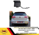 Load image into Gallery viewer, VOLKSWAGEN GOLF MK7.5 2017 - 2020 REAR BUMPER TOW EYE HOOK COVER PRIMED