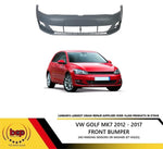 Load image into Gallery viewer, VW GOLF MK7 FRONT BUMPER PRIMED 2012 - 2017 NO PARKING SENSOR OE Quality