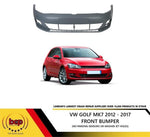 Load image into Gallery viewer, VW GOLF MK7 FRONT BUMPER PRIMED 2012 - 2017 NO PARKING SENSOR OE Quality