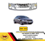 Load image into Gallery viewer, VW PASSAT CC 2008 – 2012 FRONT BUMPER PRIMED WITH PARKING SENSORS INSURANCE APPR