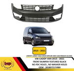 Load image into Gallery viewer, VW CADDY 2015 - 2021 FRONT BUMPER BLACK TEXTURED INSURANCE SPEC 2K5807217J9B9