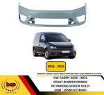 Load image into Gallery viewer, VW CADDY 2015 - 2021 FRONT BUMPER PRIMED 2K5807221KGRU NEEDS TO BE PAINTED
