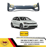 Load image into Gallery viewer, VW GOLF R MK7.5 2017 - 2020 FRONT BUMPER PRIMED WITH WASHER HOLES