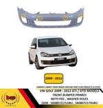 Load image into Gallery viewer, VW GOLF MK6 GTI GTD 2009 - 2012 FRONT BUMPER PRIMED WITH PDC HOLES WASH HOLES