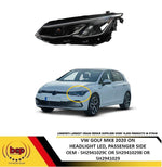 Load image into Gallery viewer, VW GOLF MK8 2020 ON HEADLIGHT HEADLAMP LED PASSENGERS LEFT LED DRL NOT XENON