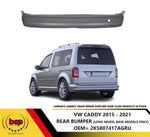 Load image into Gallery viewer, VW CADDY MAXI REAR BUMPER 2015 – 2021 LONG WHEEL BASE MODELS PRIMED TO PAINT