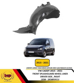 Load image into Gallery viewer, VW CADDY 2015-2021 FRONT WING SPLASHGUARD WHEEL ARCH LINER INNER PASSENGER LEFT