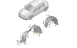Load image into Gallery viewer, VW GOLF MK8 2020 – 2024 FRONT WING SPASHGUARD REAR PART SECTION DRIVER RIGHT