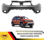 Load image into Gallery viewer, DACIA DUSTER 2021 onwards FRONT BUMPER UPPER NO PARKING SENSORS NOT PRIMED