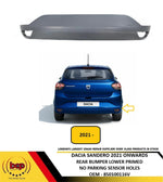Load image into Gallery viewer, DACIA SANDERO 2021 ON REAR BUMPER LOWER PRIMED NO PDC HOLES NEW 850100116V