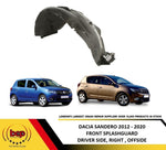 Load image into Gallery viewer, DACIA SANDERO 2013 - 2017 FRONT SPLASHGUARD WHEEL ARCH LINER INNER FENDER RIGHT