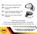 Load image into Gallery viewer, TOYOTA AURIS 2012 - 2019 ELECTRIC HEATED DOOR MIRROR MANUAL FOLD PASSENGER LEFT