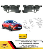 Load image into Gallery viewer, TOYOTA CHR 2016 – 2020 FRONT BUMPER BRACKET PAIR BUMPER GUIDE CLIP HOLDER SLIDER