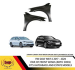 Load image into Gallery viewer, VW GOLF MK 7.5 2017 - 2019 FRONT WINGS PAIR LEFT & RIGHT BOTH SIDE OEM QUALITY