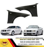 Load image into Gallery viewer, BMW E87 1 SERIES E88 E82 2004 -2011 FRONT WINGS LEFT & RIGHT PAIR OEM QUALITY