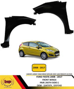 Load image into Gallery viewer, FORD FIESTA MK7 2008 - 2017 PAIR FRONT WING LEFT & RIGHT BOTH SIDES INSURANCE