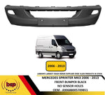 Load image into Gallery viewer, MERCEDES BENZ SPRINTER MK3 2006 - 2013 FRONT BUMPER BLACK WITH FOGLIGHT HOLES