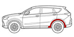 Load image into Gallery viewer, NISSAN QASHQAI 2007 - 2013 REAR WING WHEEL ARCH TRIM COVER LEFT PASSENGER SIDE