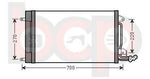Load image into Gallery viewer, AC CONDENSER FOR VW POLO SKODA FABIA RAPID SEAT IBIZA TOLEDO AUDI A1 6C0816411