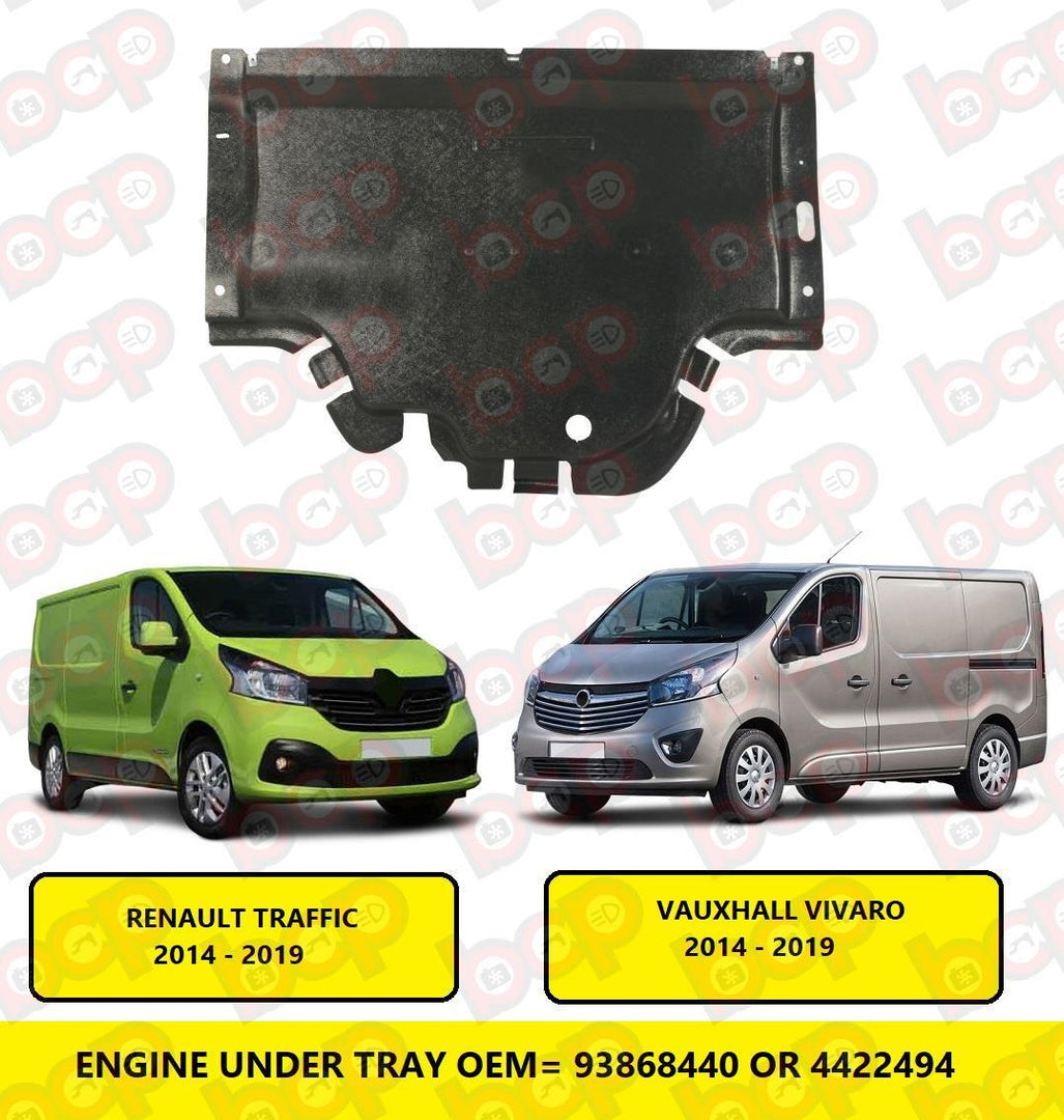 RENUALT TRAFIC 2014 - 2022 UNDER ENGINE COVER UNDERTRAY SHIELD GUARD PROTECTION
