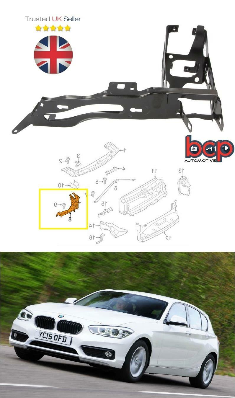 BMW 1 SERIES F20 HEADLIGHT BRACKET SUPPORT PANEL 51647245792 RIGHT DRIVER SIDE