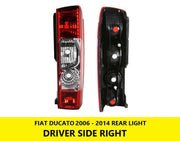FIAT DUCATO 2006 - 2014 REAR LAMP REAR LIGHT RIGHT RH DRIVER SIDE OFFSIDE NEW