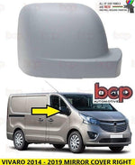 Load image into Gallery viewer, RENAULT TRAFIC 2014 - 2019 DOOR WING MIRROR COVER PRIMED DRIVER SIDE RIGHT
