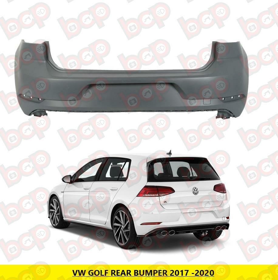 VW GOLF REAR BUMPER 2017 – 2020 NO PARKING SENSORS OE 5G6807417BQGRU