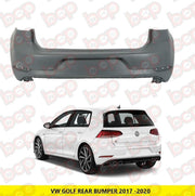 VW GOLF REAR BUMPER 2017 – 2020 NO PARKING SENSORS OE 5G6807417BQGRU