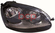 VW GOLF MK5 2004 - 2009 GTI BLACK HEADLAMP HEADLIGHT O/S RIGHT DRIVERS SIDE