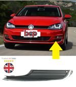 Load image into Gallery viewer, VW GOLF MK7 2012 – 2016 FRONT BUMPER LOWER GRILLE LEFT 5G0854661RYP CHROME TIRM
