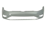 VW GOLF MK7.5 2017 - 2020 FRONT BUMPER NO SENSOR HOLE OR WASHER NEW