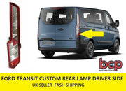 FORD TRANSIT CUSTOM 2012 ON REAR LIGHT RIGHT DRIVER SIDE NEW NO BULB HOLDER