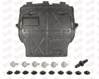 VW TRANSPORTER T5 UNDERTRAY UNDER ENGINE COVER WITH CLIPS BLOTS FIXING