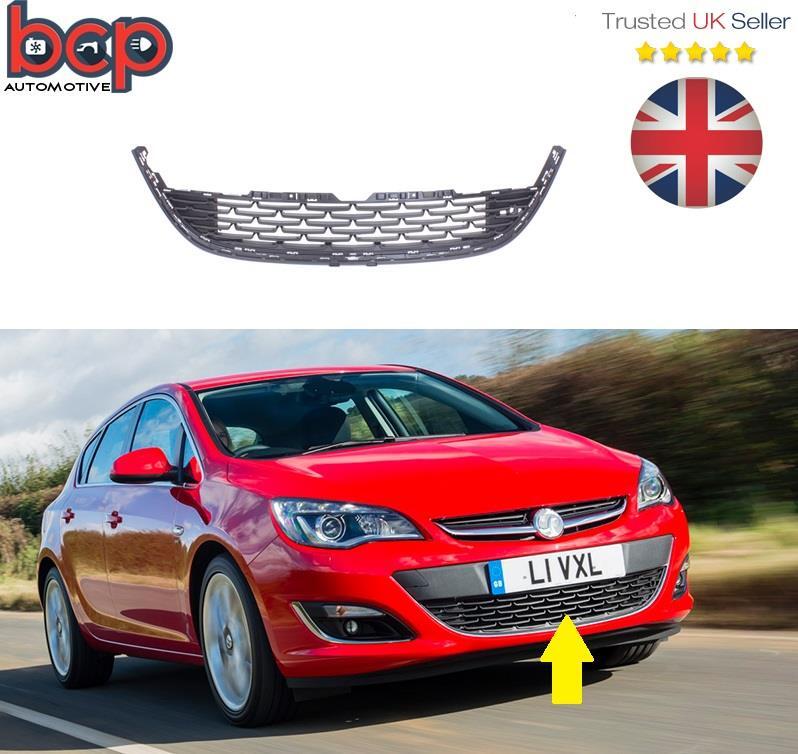 VAUXHALL ASTRA J 2012 – 2015 FRONT BUMPER LOWER CENTRE GRILLE OEM QUALITY PART