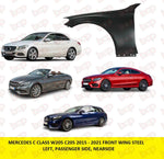 Load image into Gallery viewer, MERCEDES C CLASS W205 2014 - 2019 FRONT WING LEFT PASSENGERS SIDE NEW STEEL
