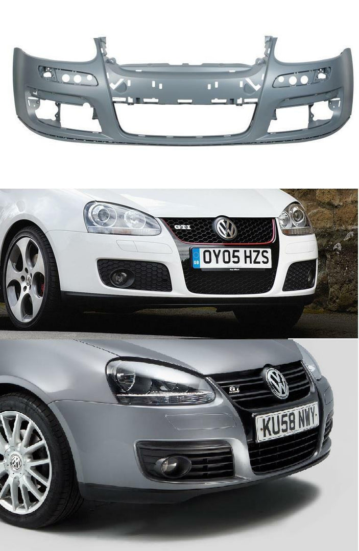 VW GOLF MK5 2004 – 2008 GTI FRONT BUMPER PRIMED BRAND NEW INSURANCE APPROVED